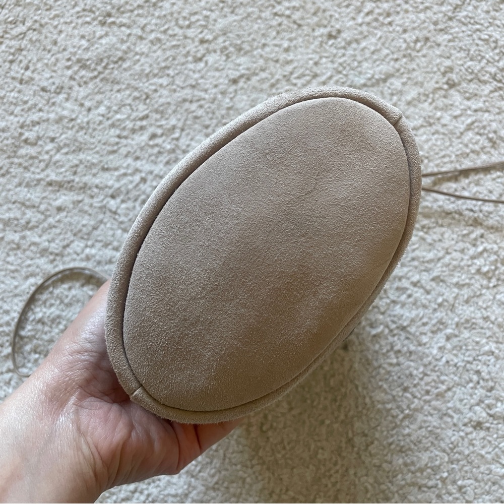 Gucci suede leather beige mini handbag - Picture 6 of 7